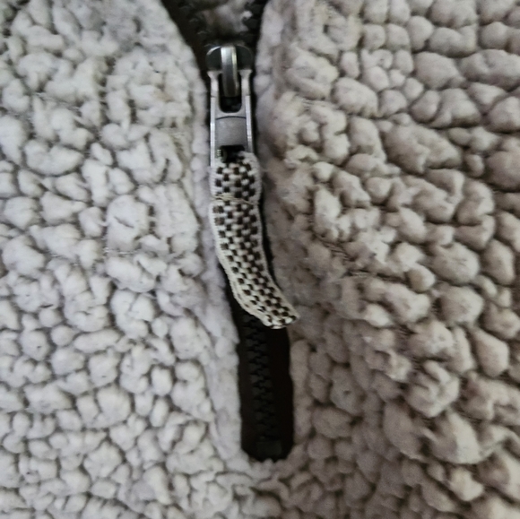 Womens 3/4zip sherpa pullover - Picture 5 of 7